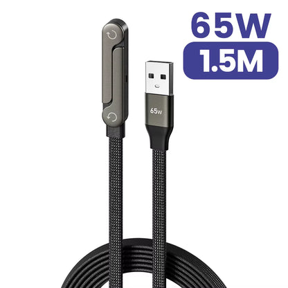 240W 2 in 1 USB C to USB C Fast Charging Foldable Bracket Data Cable Type C Desktop Holder Charging Wire for Iphone17 16 Samsung